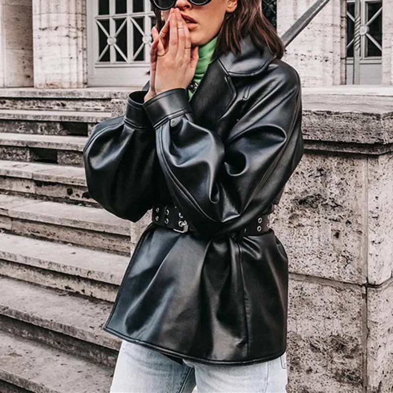 [@0cmspring] "PU LAPEL BLACK" JACKET WINDBREAKER K102606REVIEW