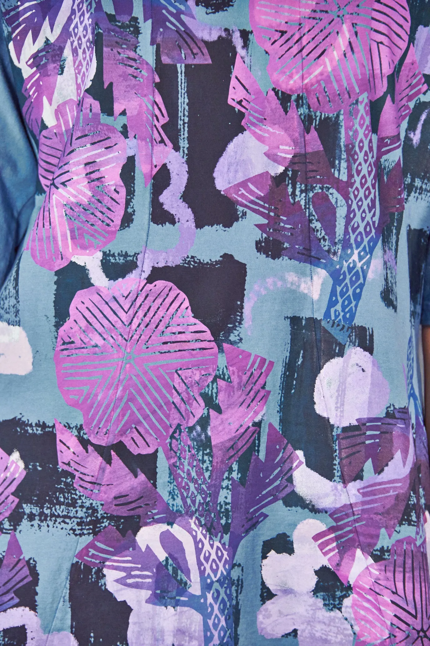 1207 Sunny Day Top-Summer Blue-Paper Cut