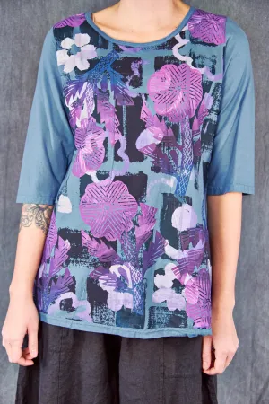 1207 Sunny Day Top-Summer Blue-Paper Cut