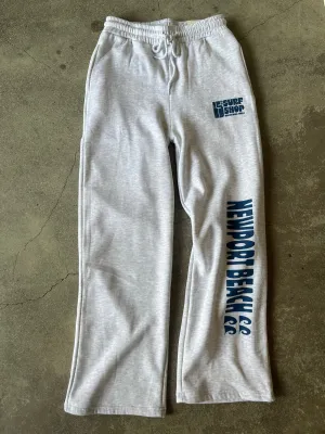 15th St Women's Wide Leg Sweatpants Ice Heather