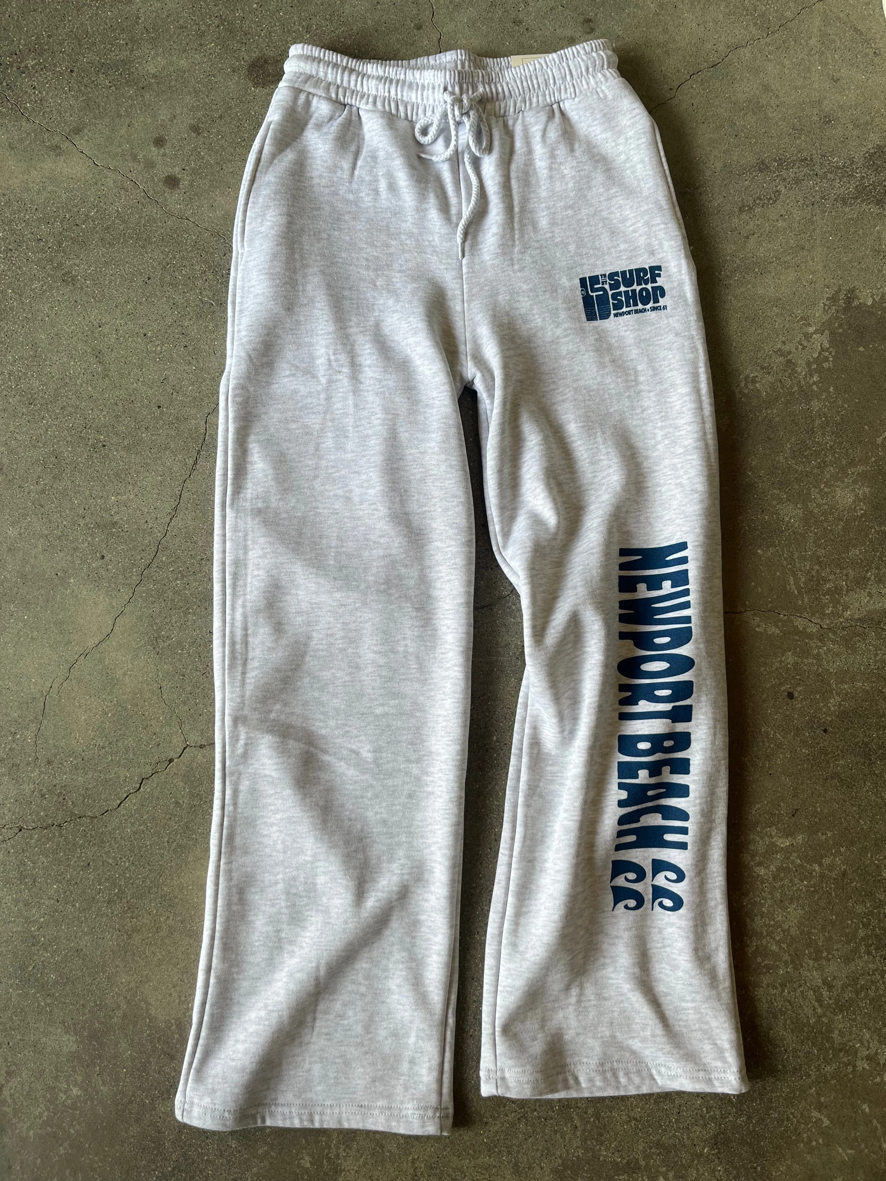 15th St Women's Wide Leg Sweatpants Ice Heather