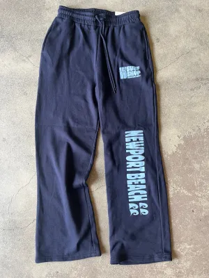 15th St Women's Wide Leg Sweatpants Navy