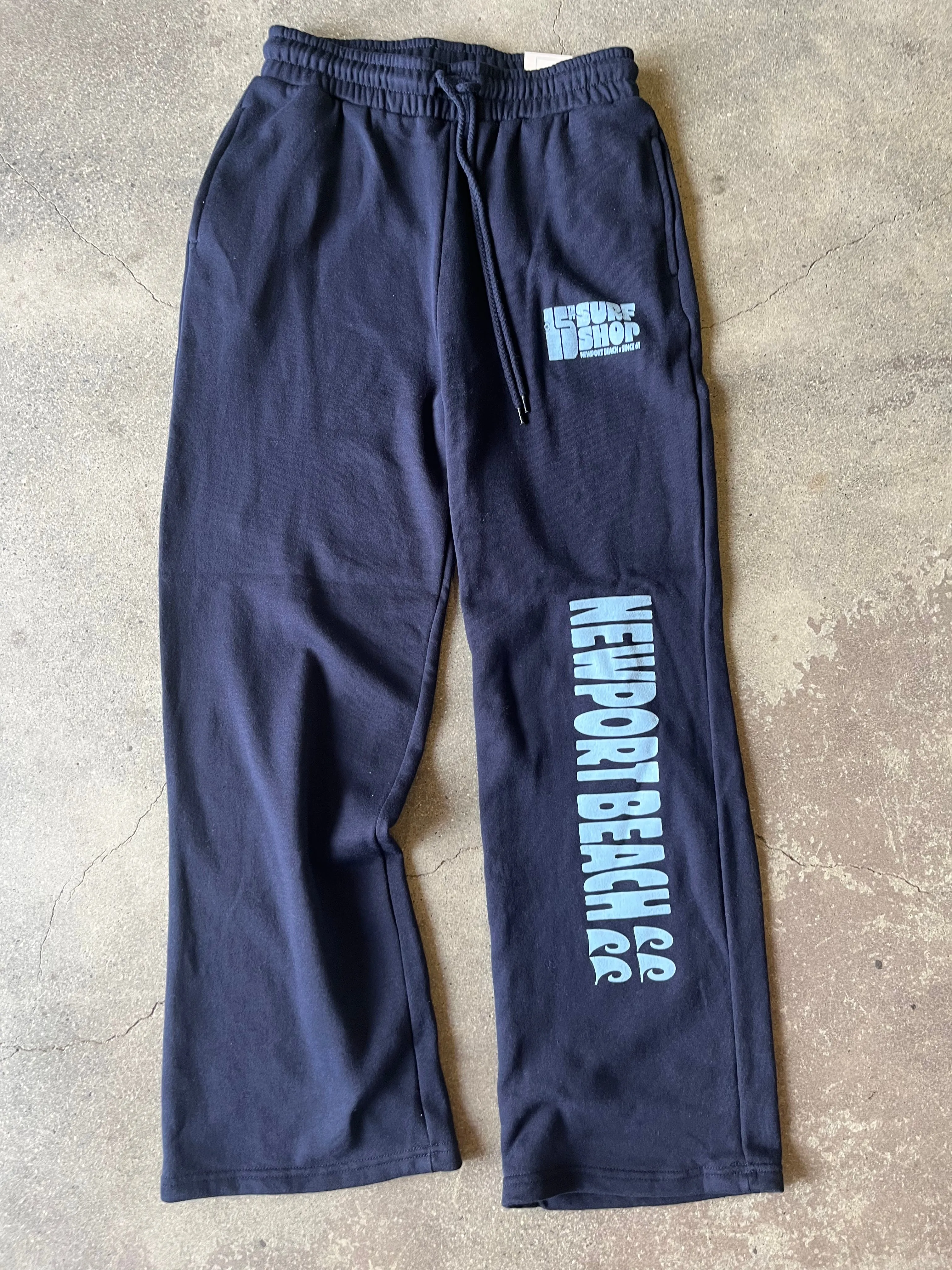 15th St Women's Wide Leg Sweatpants Navy