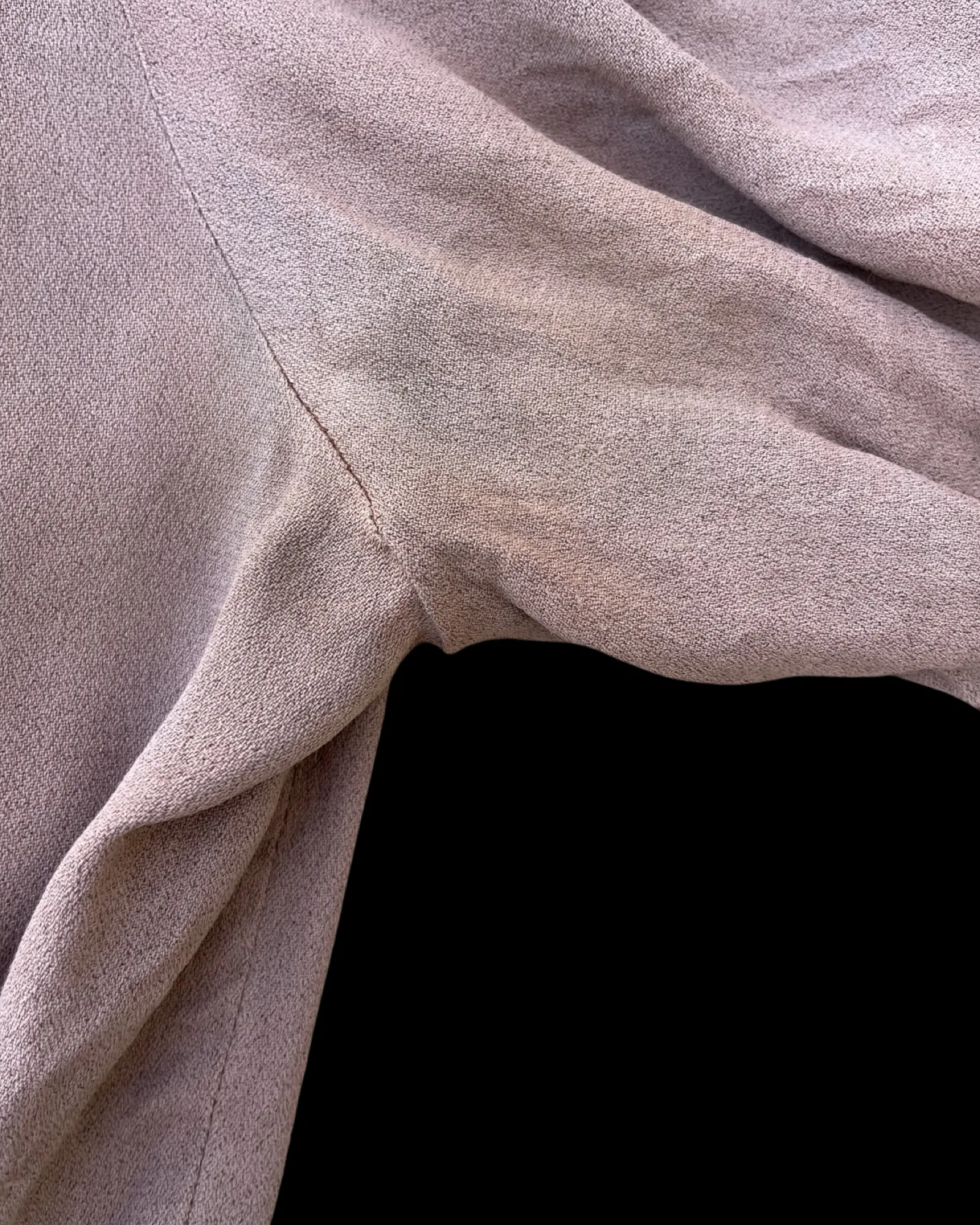 1930s Rayon Crepe Ruffle Blouse