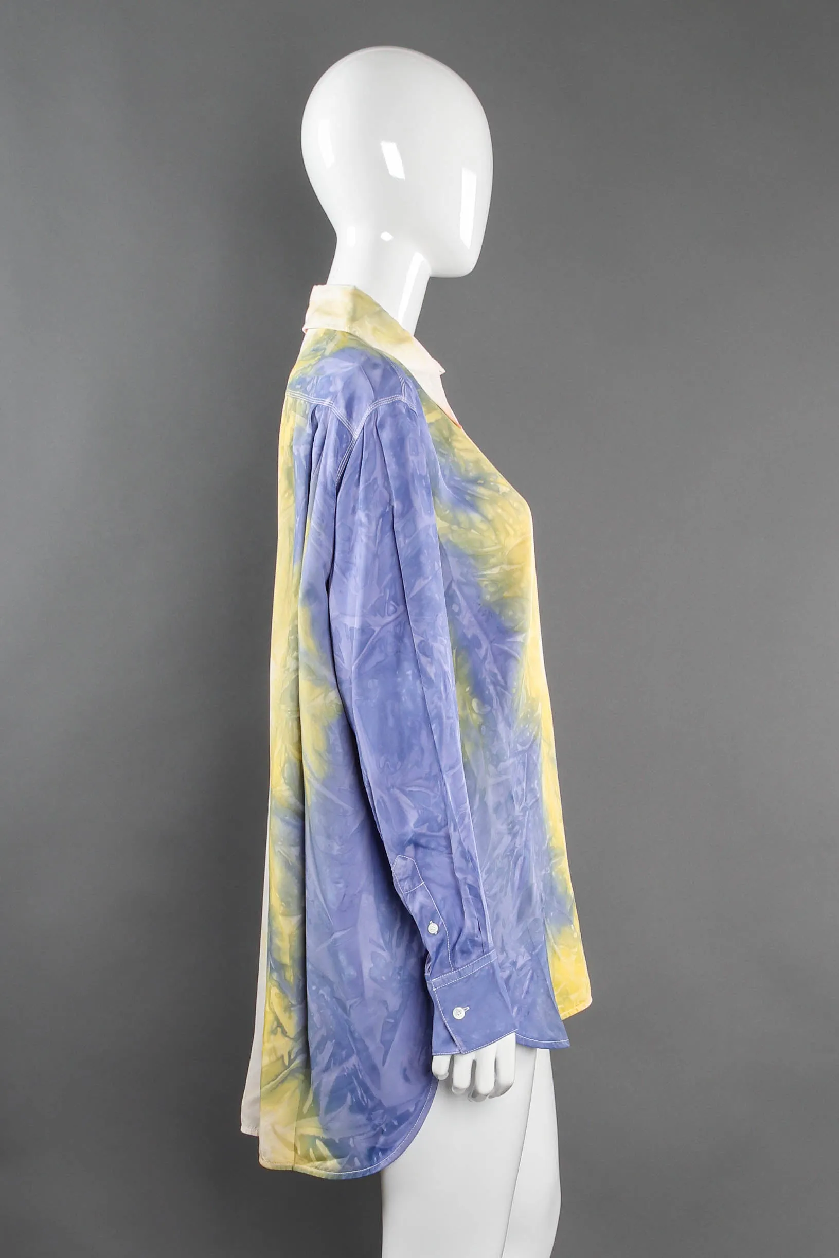 2018 Resort Pastel Tie Dye Blouse