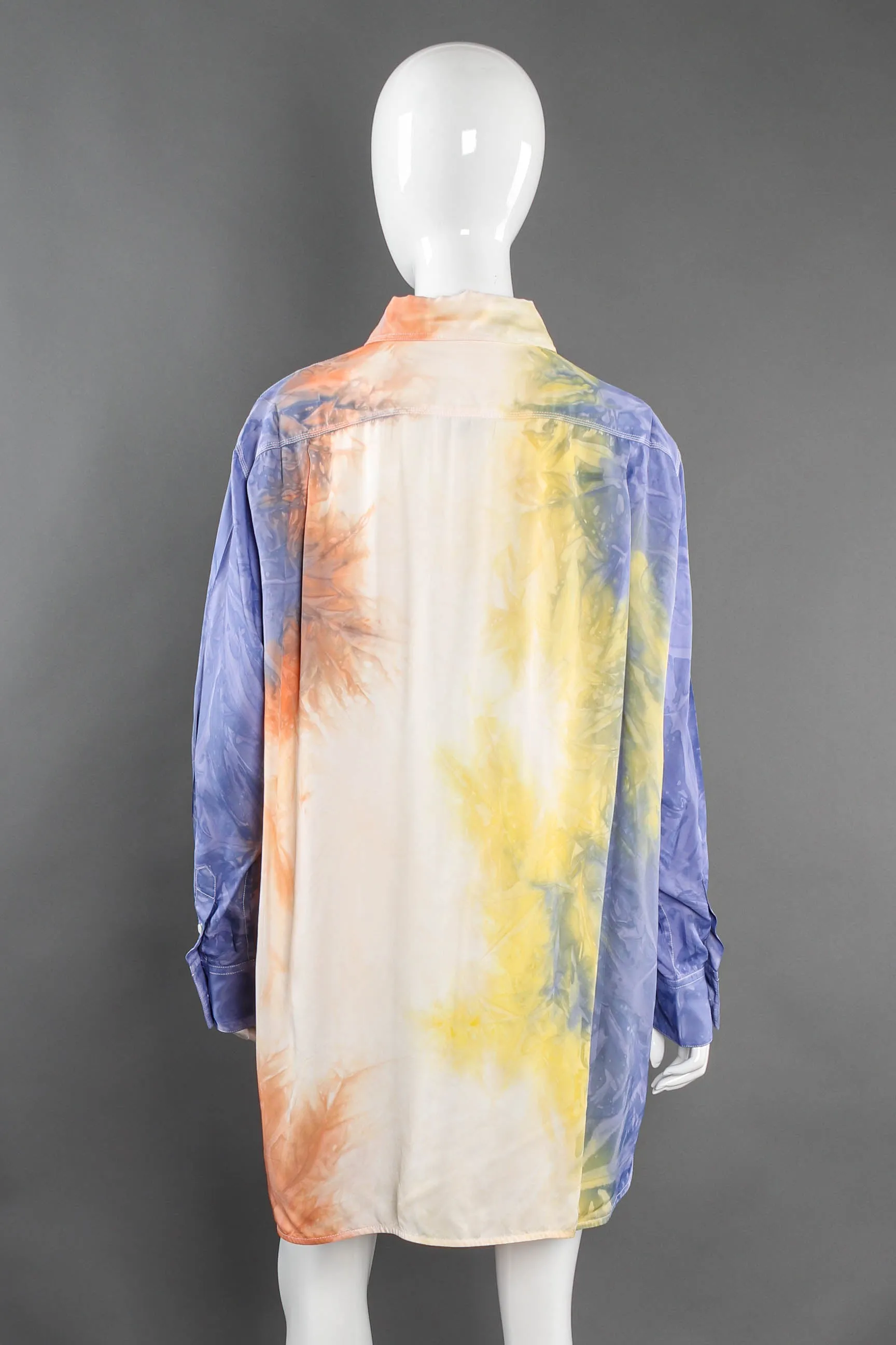 2018 Resort Pastel Tie Dye Blouse