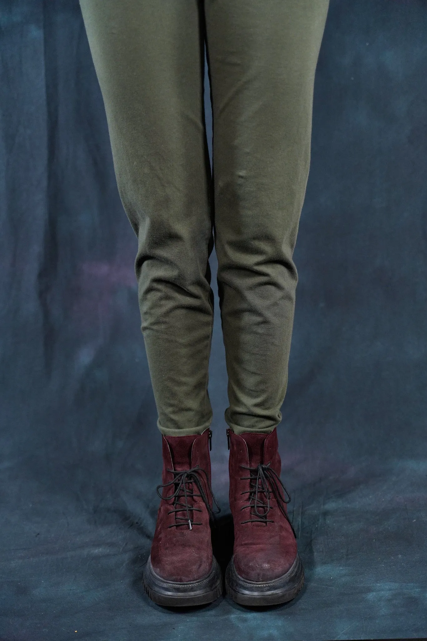 3136 Heavyweight Legging Black Olive Drab-U