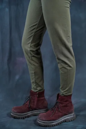 3136 Heavyweight Legging Black Olive Drab-U