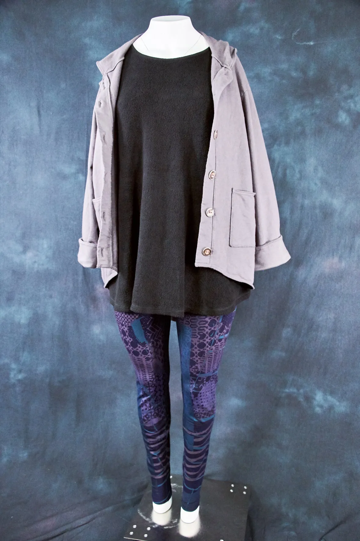 3136 Heavyweight Legging Teal-P