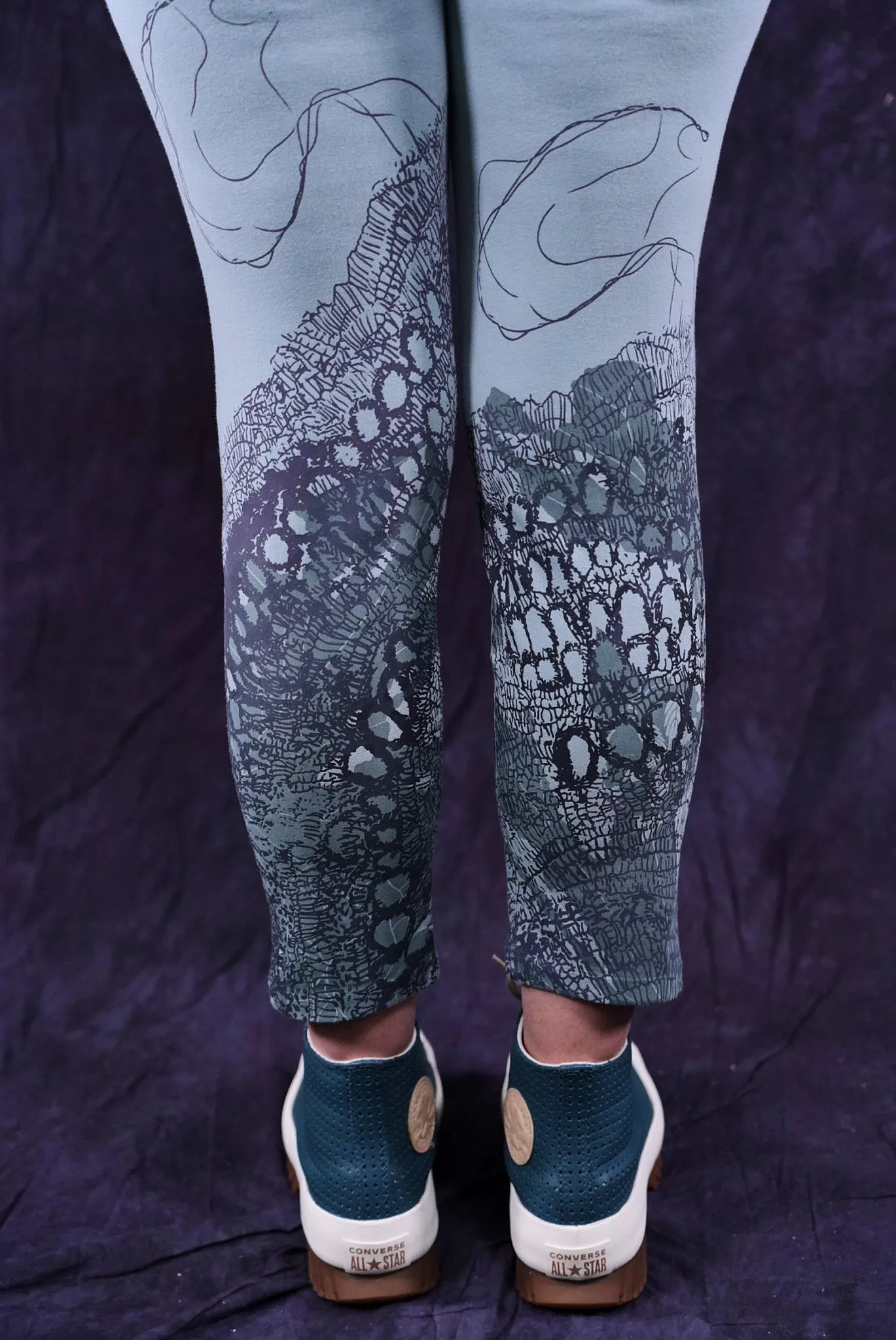 3167 Crop Legging Early Sky-P