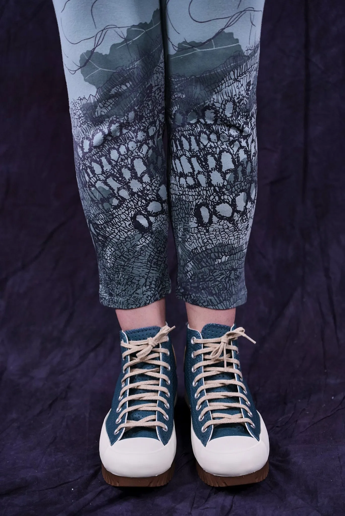 3167 Crop Legging Early Sky-P