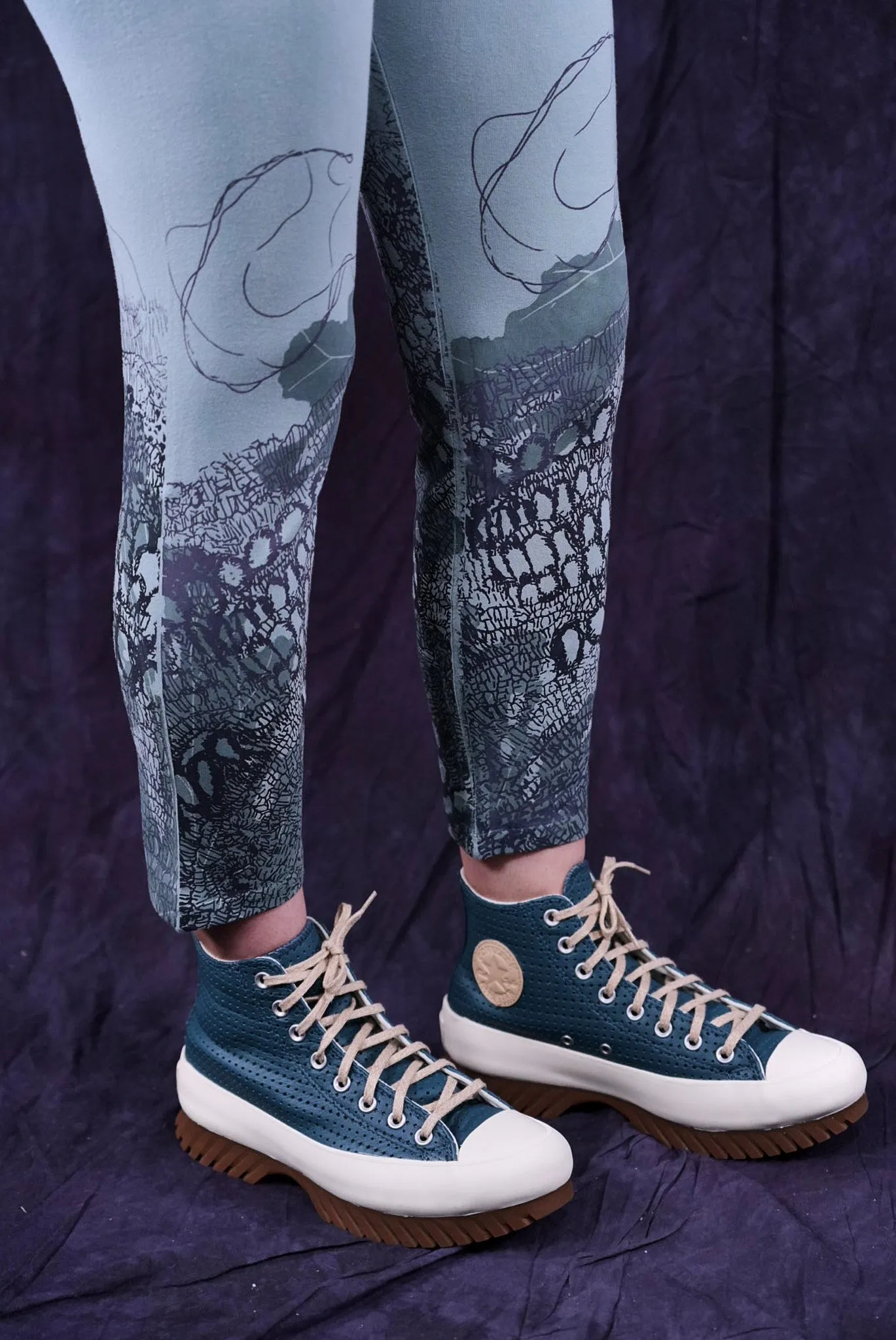 3167 Crop Legging Early Sky-P
