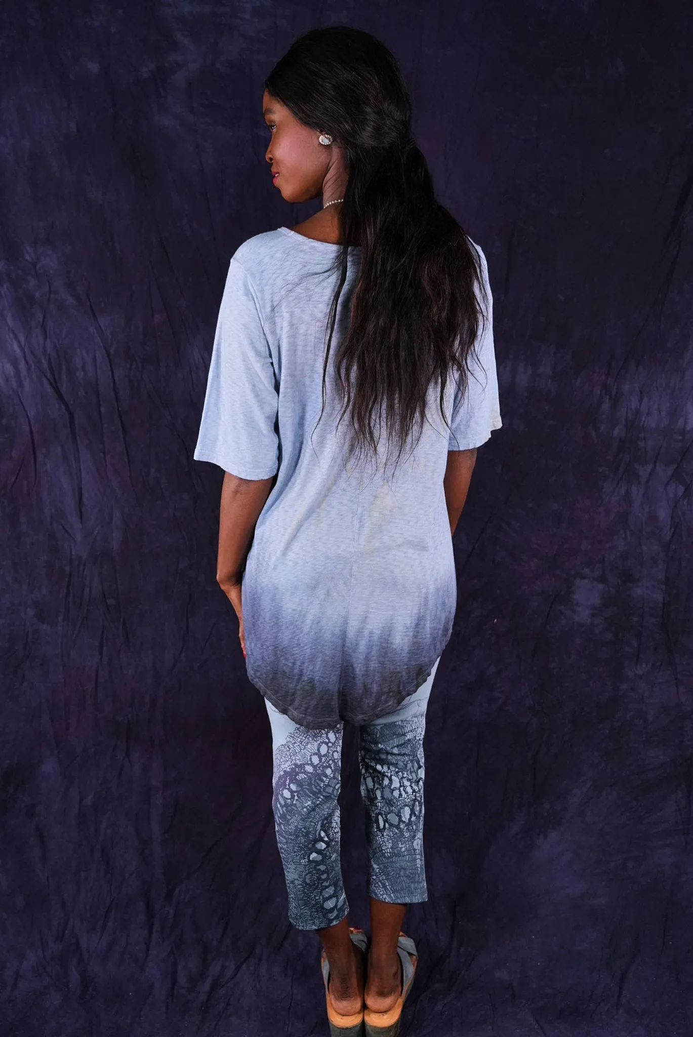 3167 Crop Legging Early Sky-P