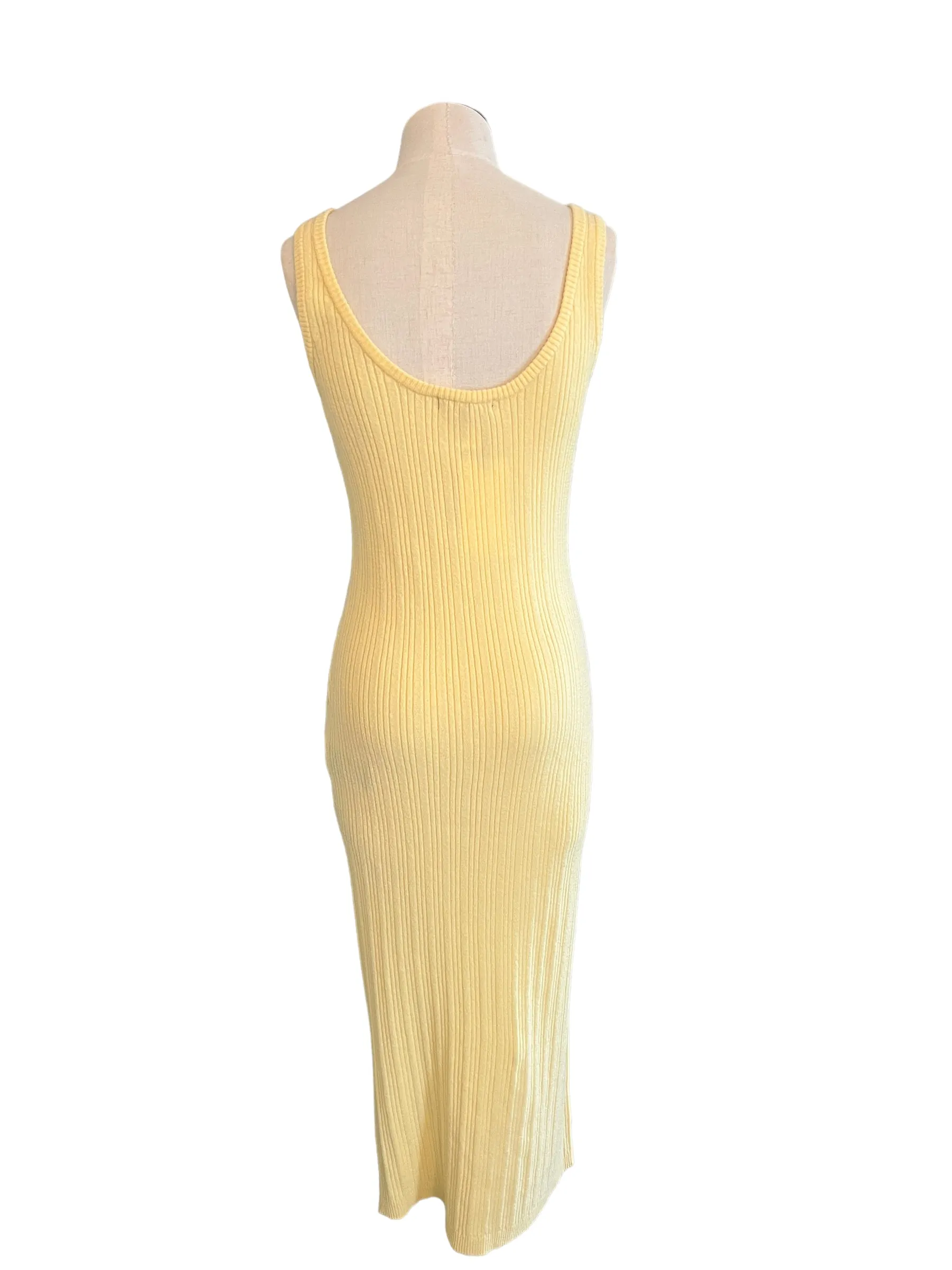 7 for All Mankind Yellow Knit Size M Dress Set