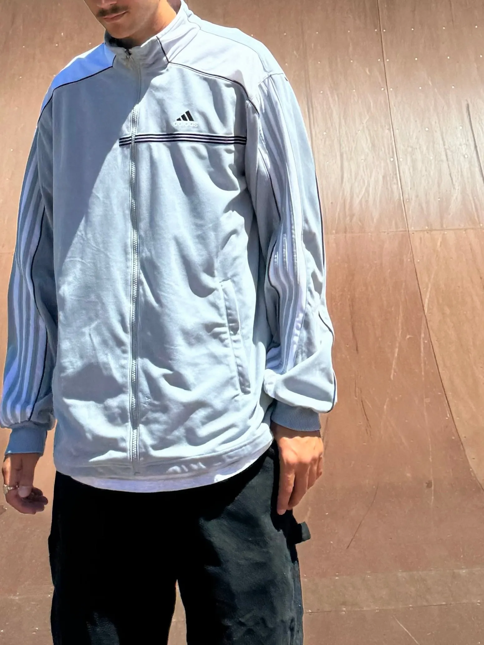 90's Adidas Embroidered Vintage Track Jacket Size XL