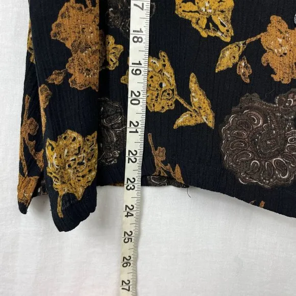 90s All Over Floral 2 Piece Skirt Set Womens M/L Rayon Crinkle Indie Academia