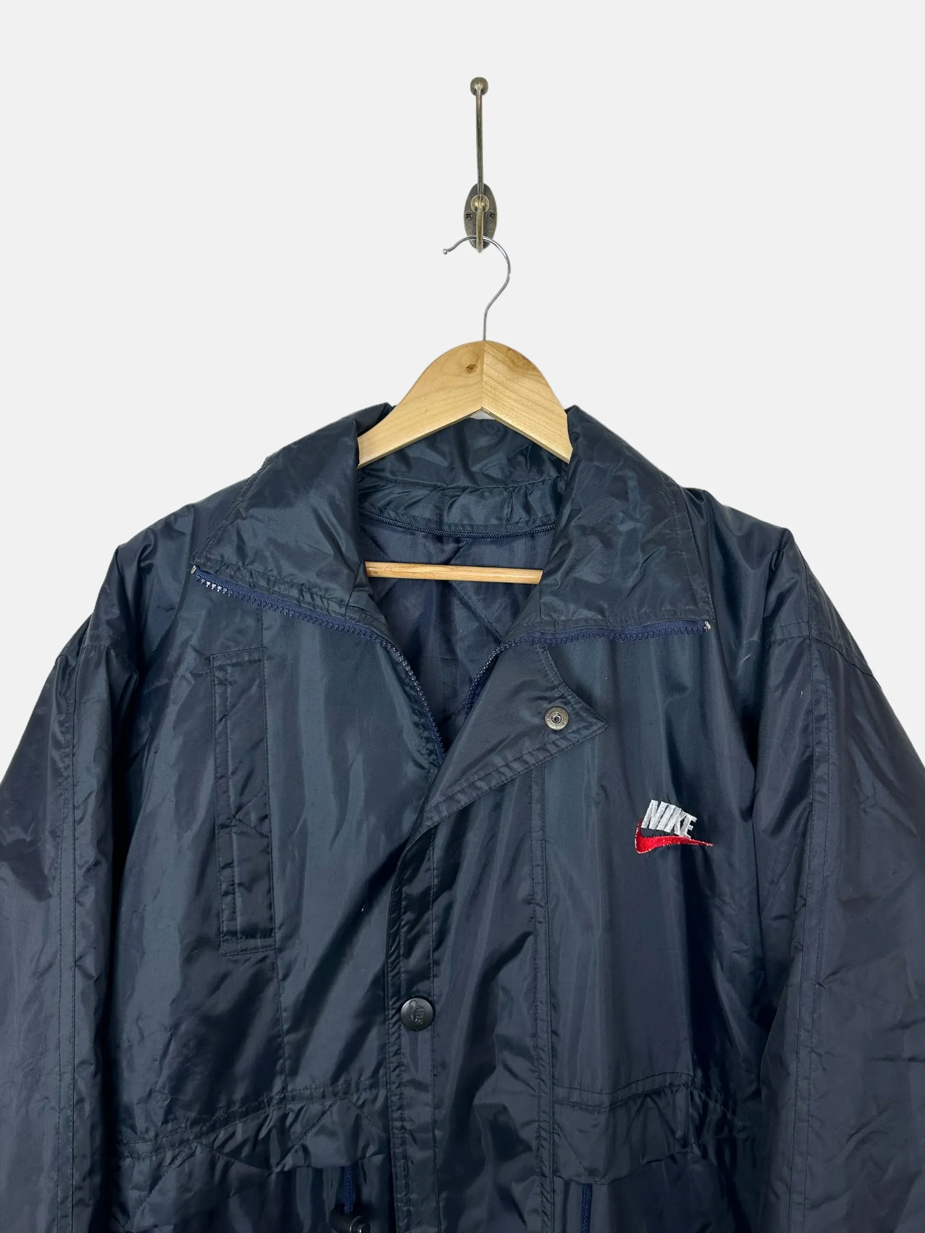 90's Nike Embroidered Vintage Jacket with Hood Size XL