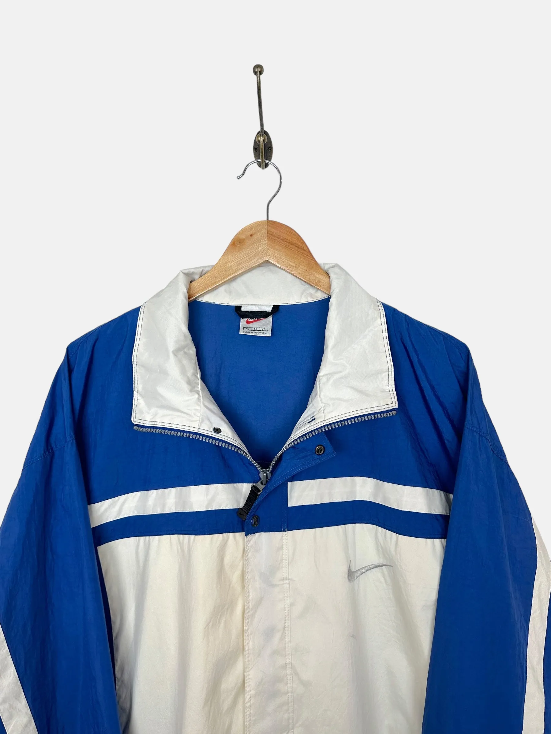 90's Nike Embroidered Vintage Windbreaker Jacket Size XL