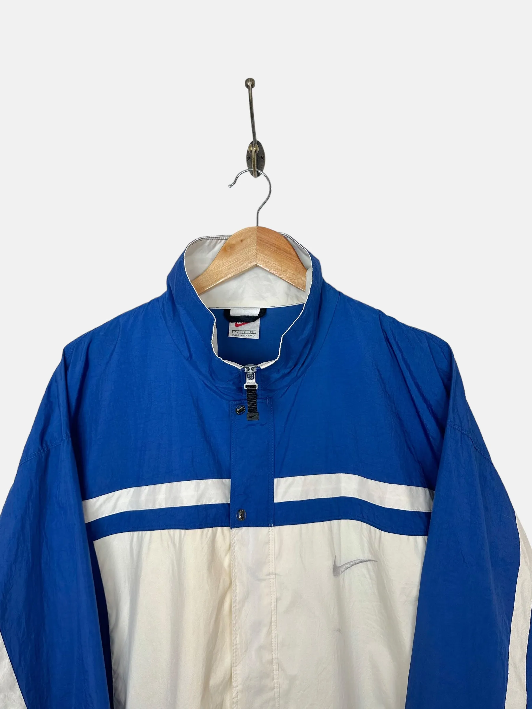 90's Nike Embroidered Vintage Windbreaker Jacket Size XL