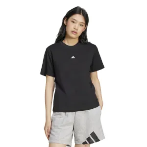 adidas Essentials Small Logo Cotton Womens Tee