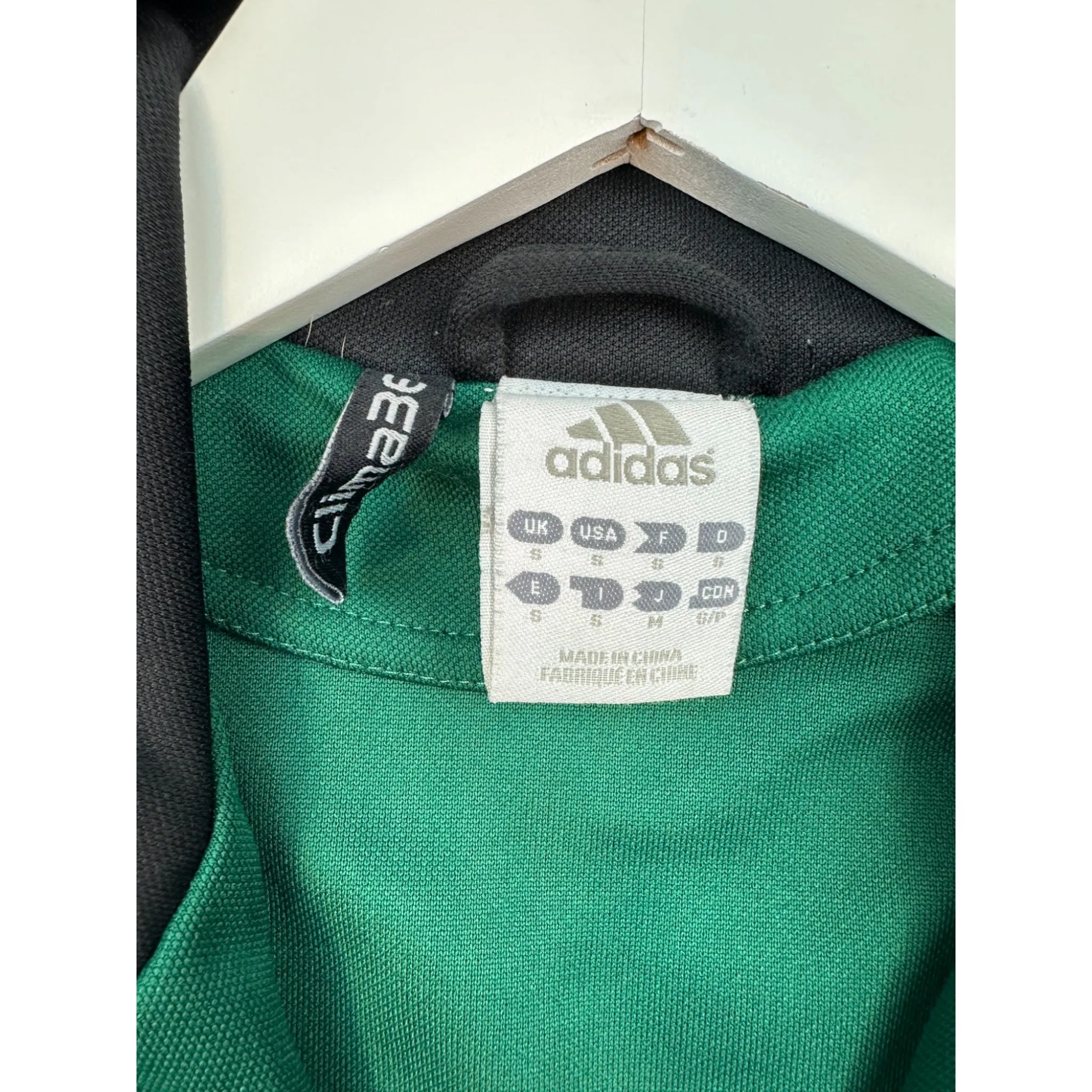 ADIDAS "TRACK" ZIP UP - (S)