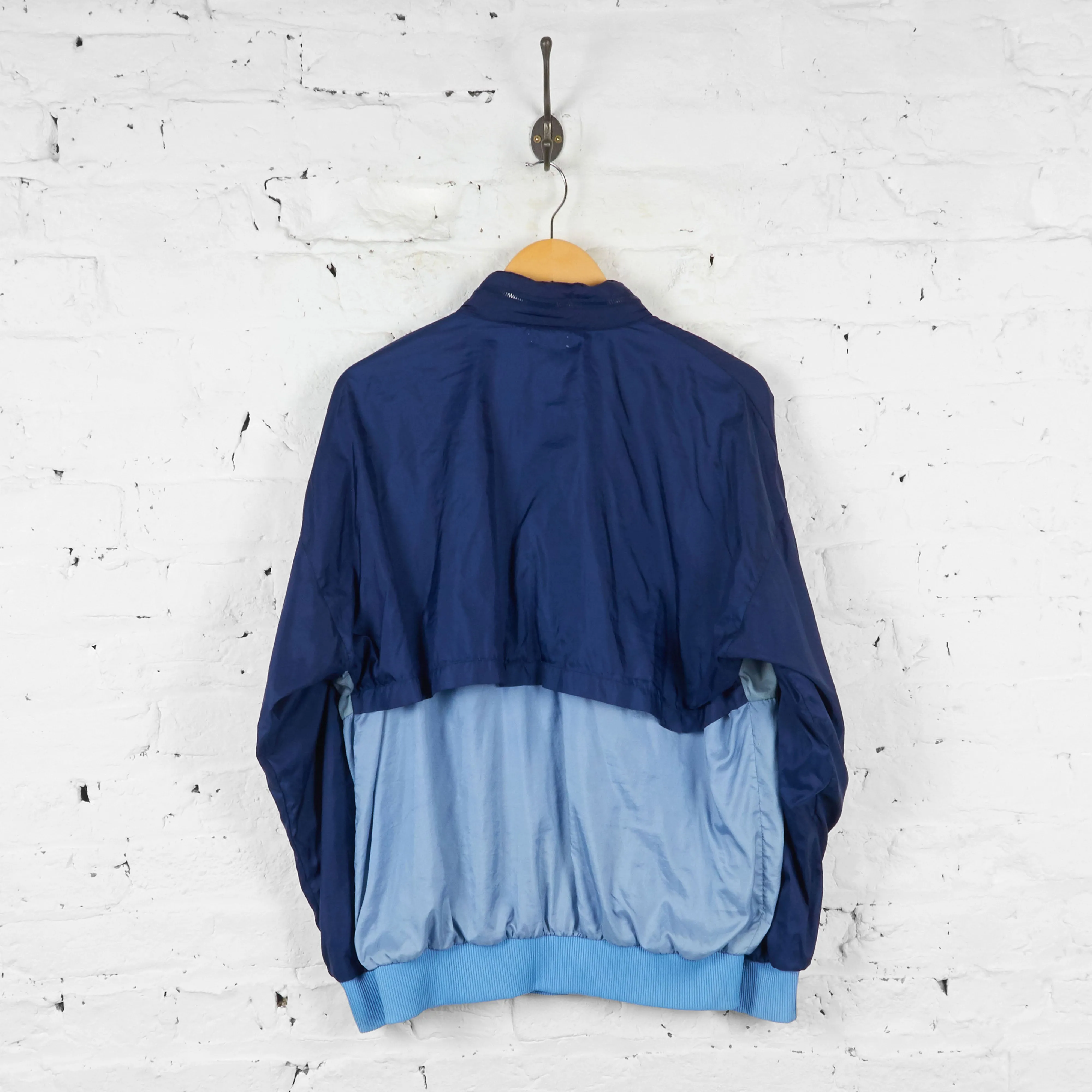 Adidas Shell Windbreaker Tracksuit Top Jacket - Blue -M