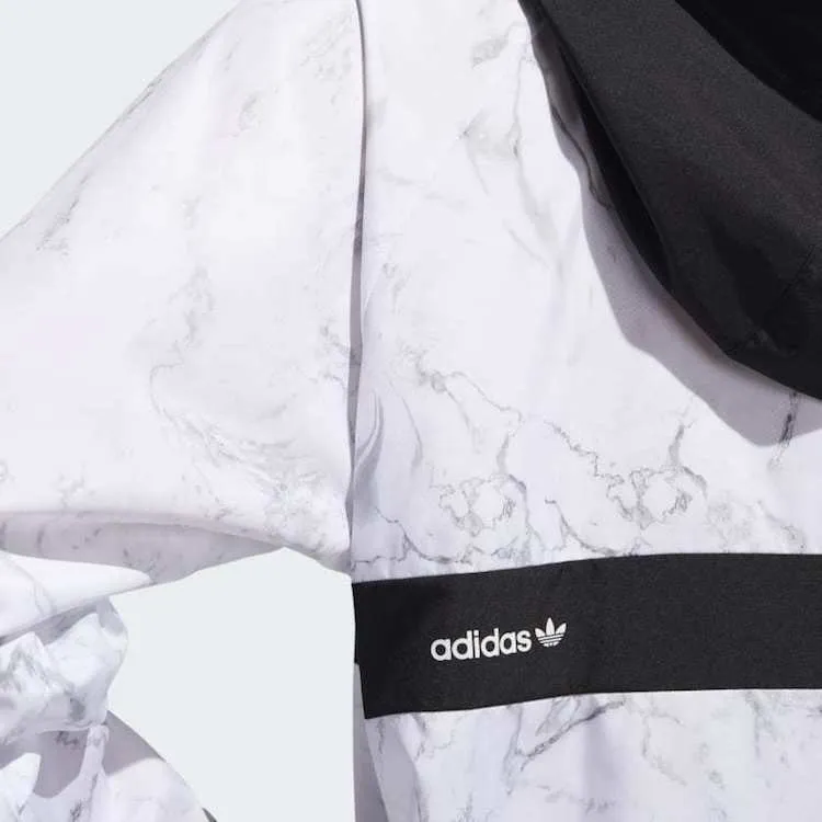 Adidas Skateboarding BB Packable Wind Jacket White/Solid Grey/Black