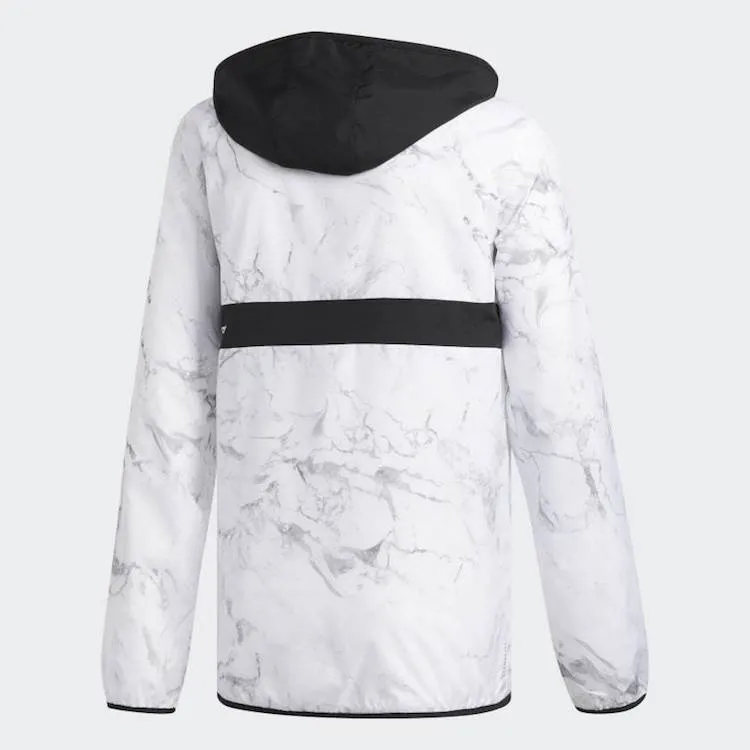 Adidas Skateboarding BB Packable Wind Jacket White/Solid Grey/Black