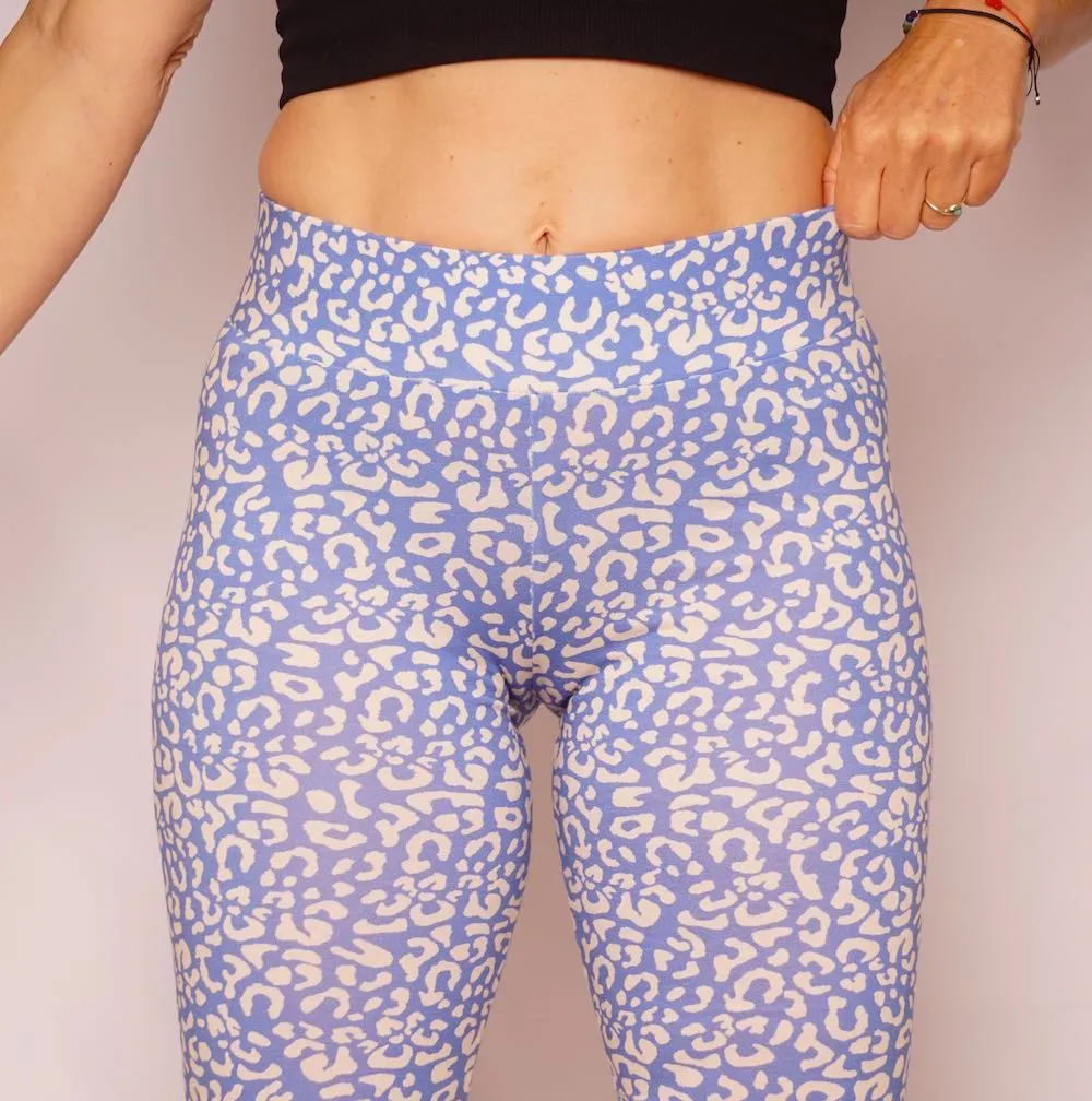 ADULT All Day Printed Leggings I Sky Blue