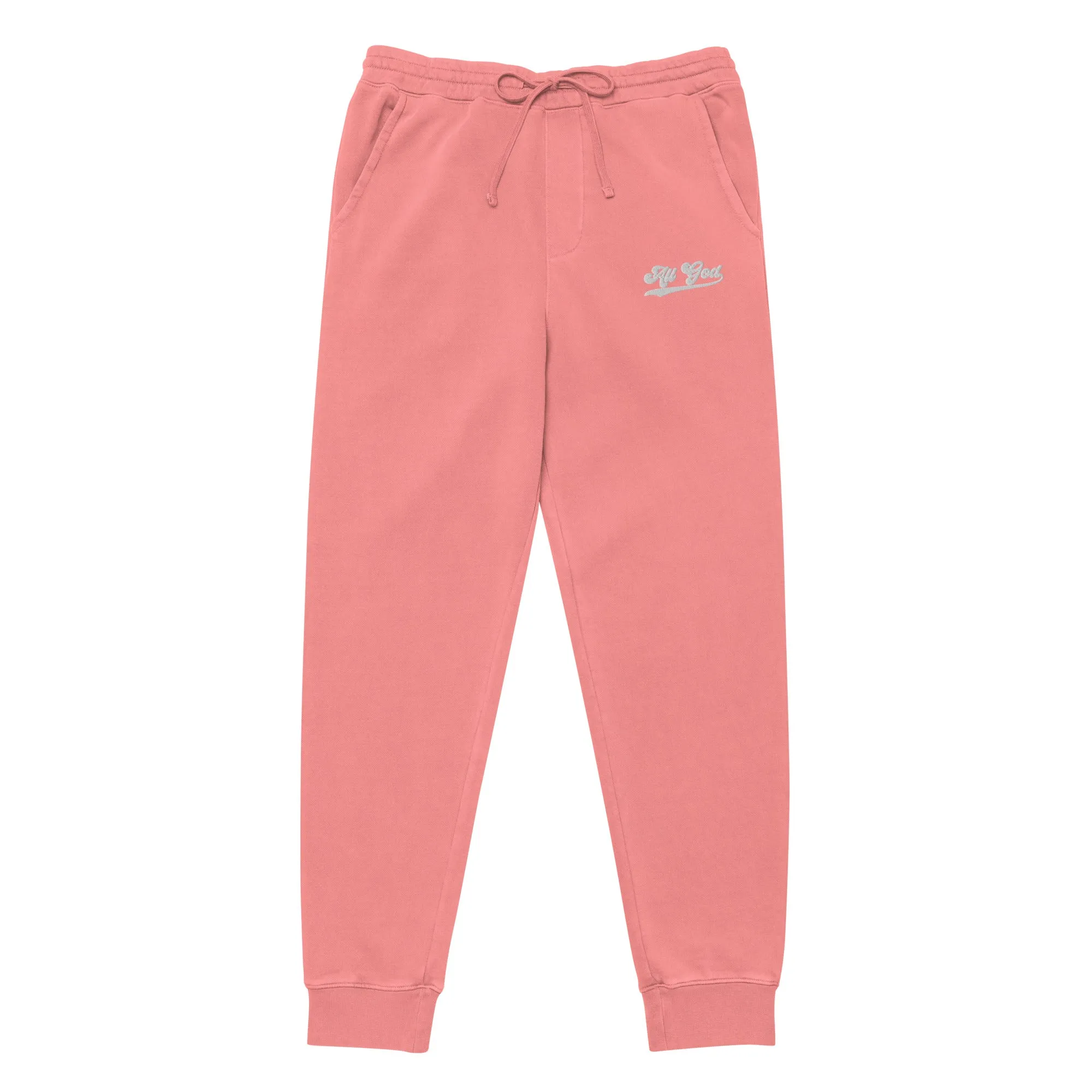 All God Unisex Pigment-dyed Sweatpants
