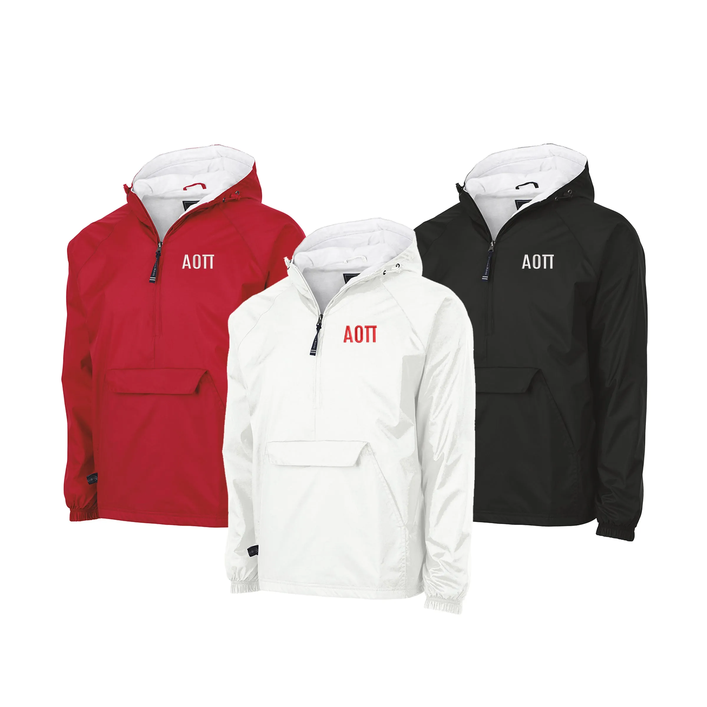 Alpha Omicron Pi Lined Windbreaker