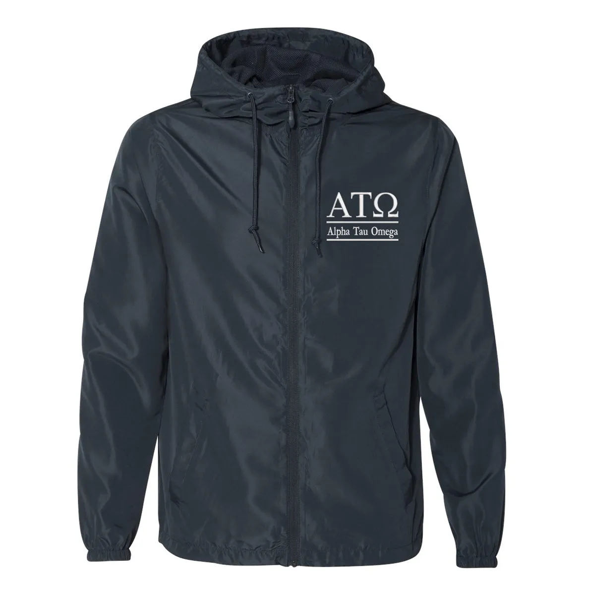 Alpha Tau Omega Full Zip Windbreaker