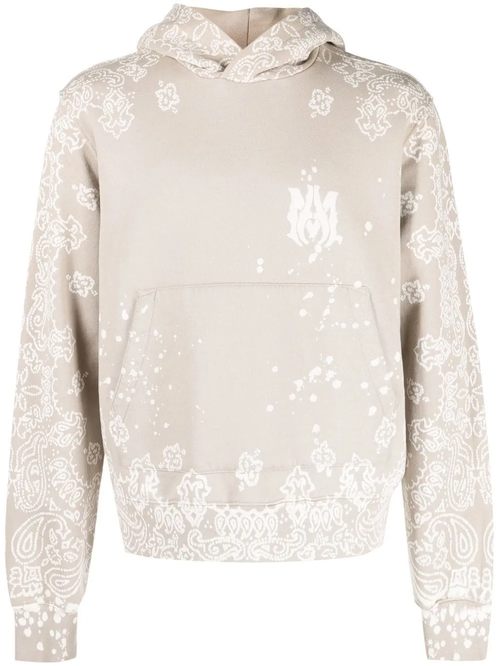 AMIRI logo-print bandana hoodie