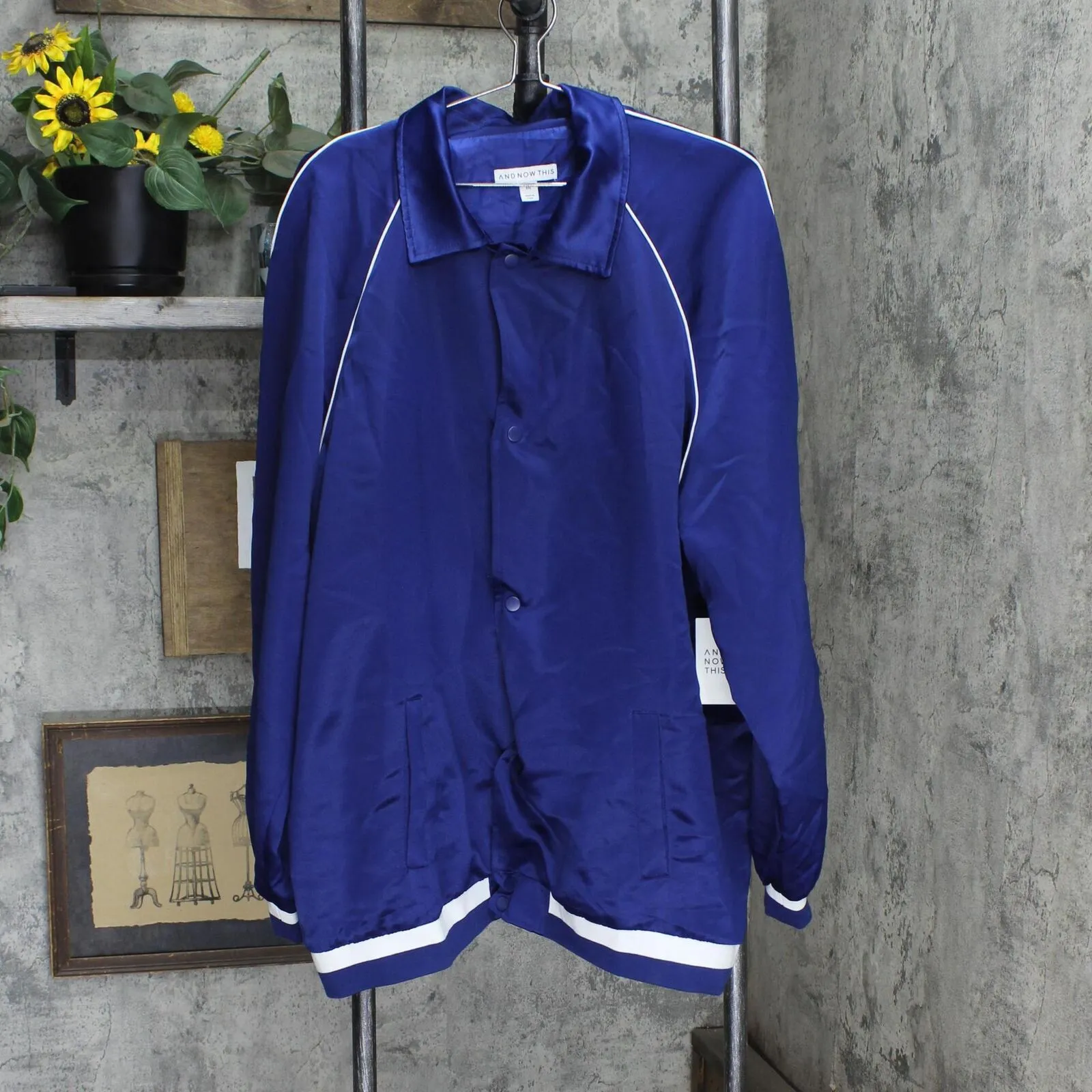 And Now This Men's Coach Lined Track Jacket MMT039942