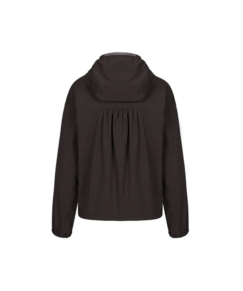 Anell Golf Plain Air Wind Jumper - Deep Brown