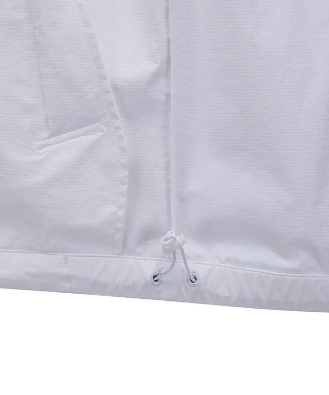 ANEW Golf: Men Highneck Windbreaker Jacket - White