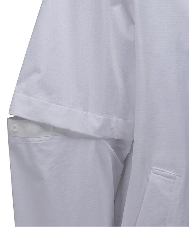 ANEW Golf: Men Highneck Windbreaker Jacket - White