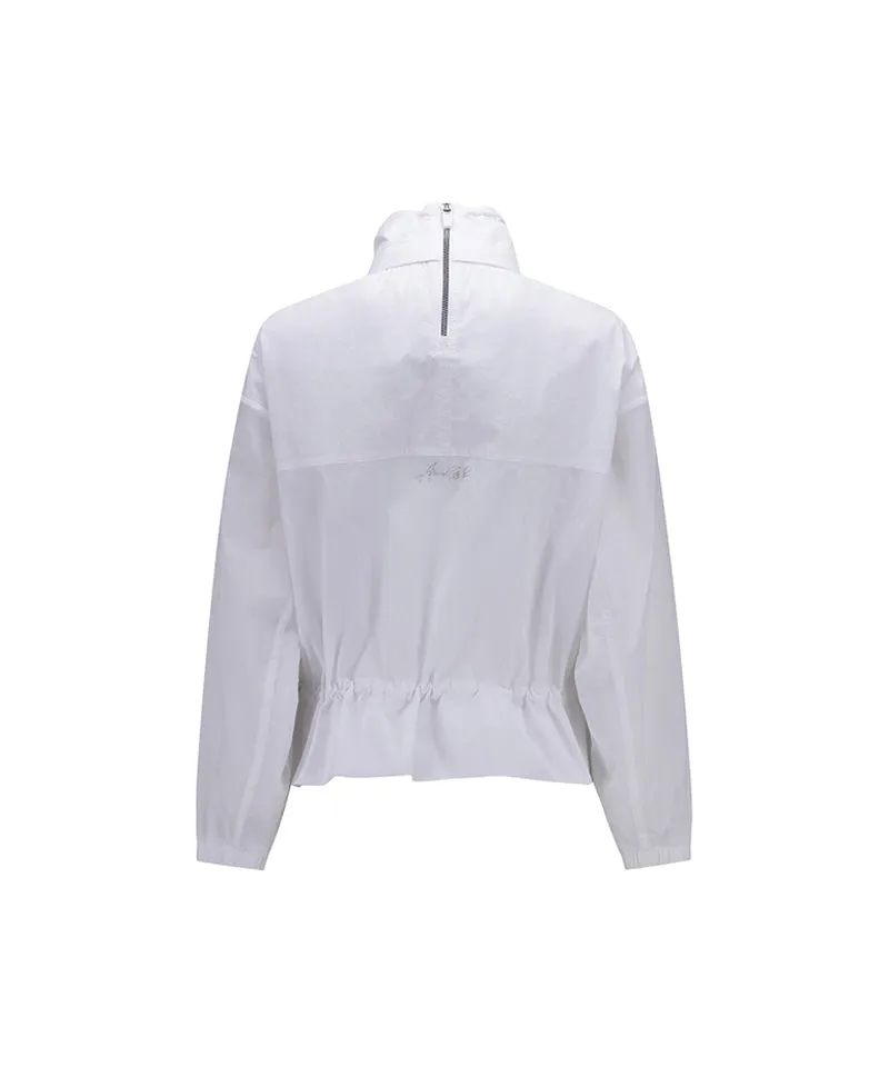 ANEW Golf Women's High Neck Point Jacket - White