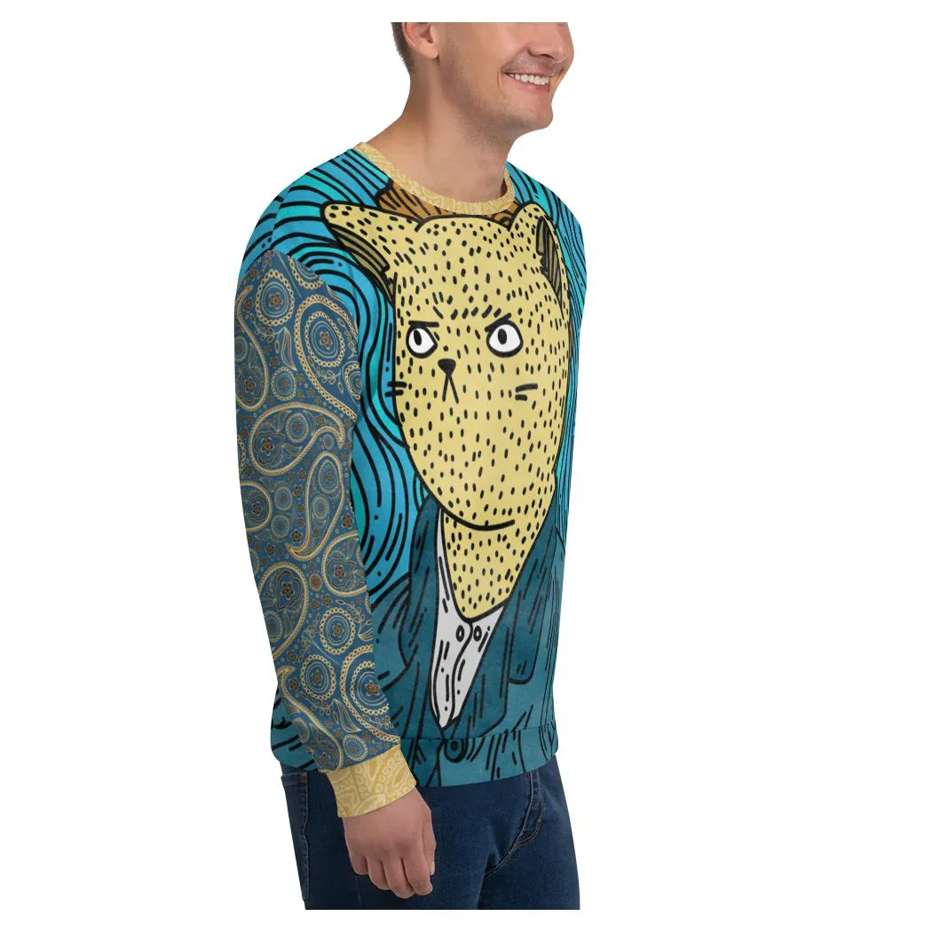 Angry Cat Sweatshirt