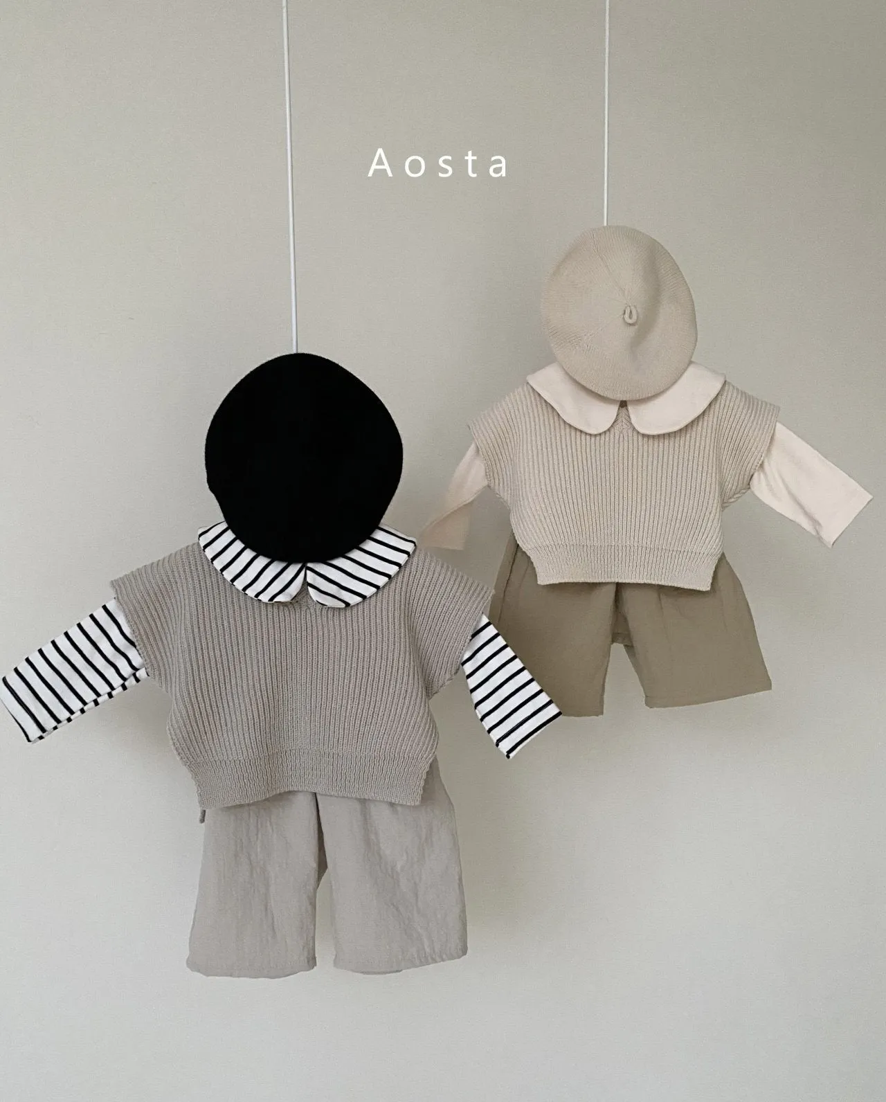 Aosta Mochi Knit Vest (3 colour options)