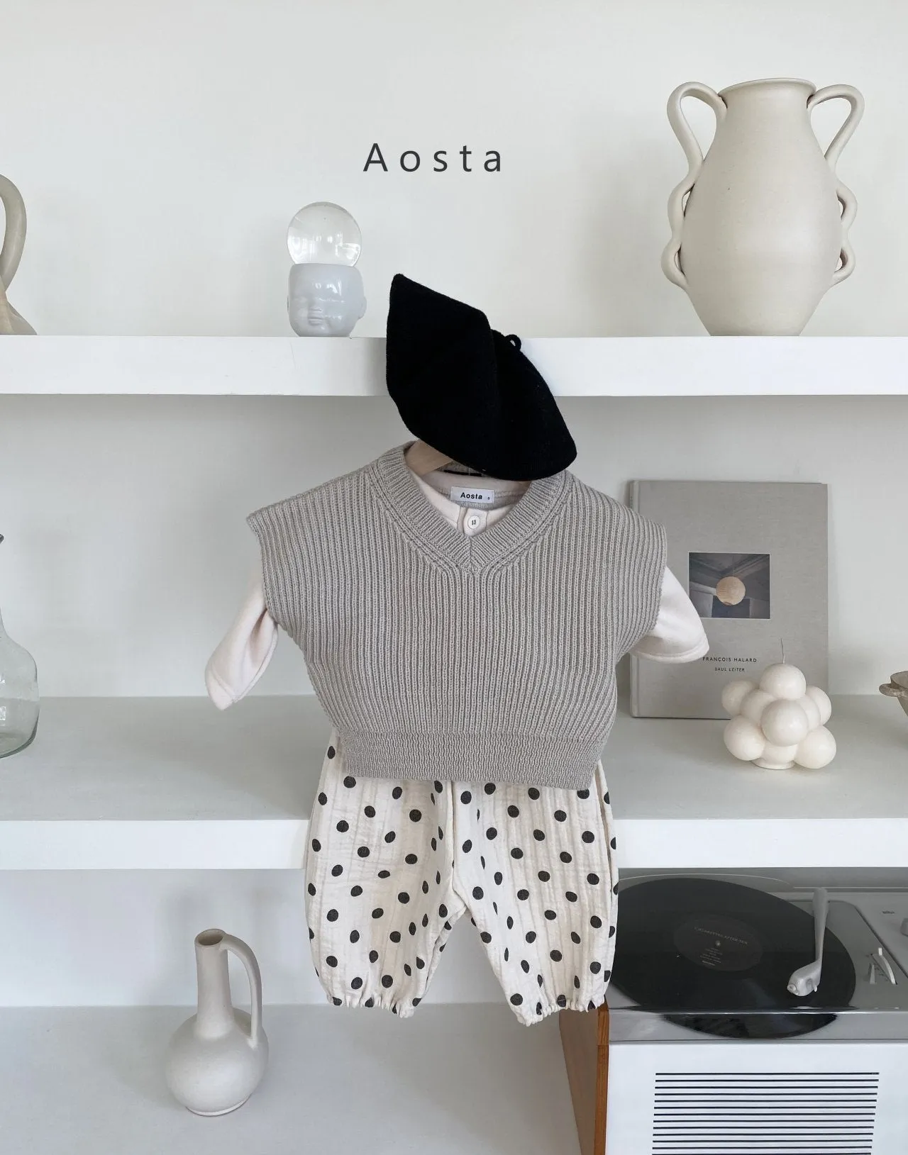 Aosta Mochi Knit Vest (3 colour options)