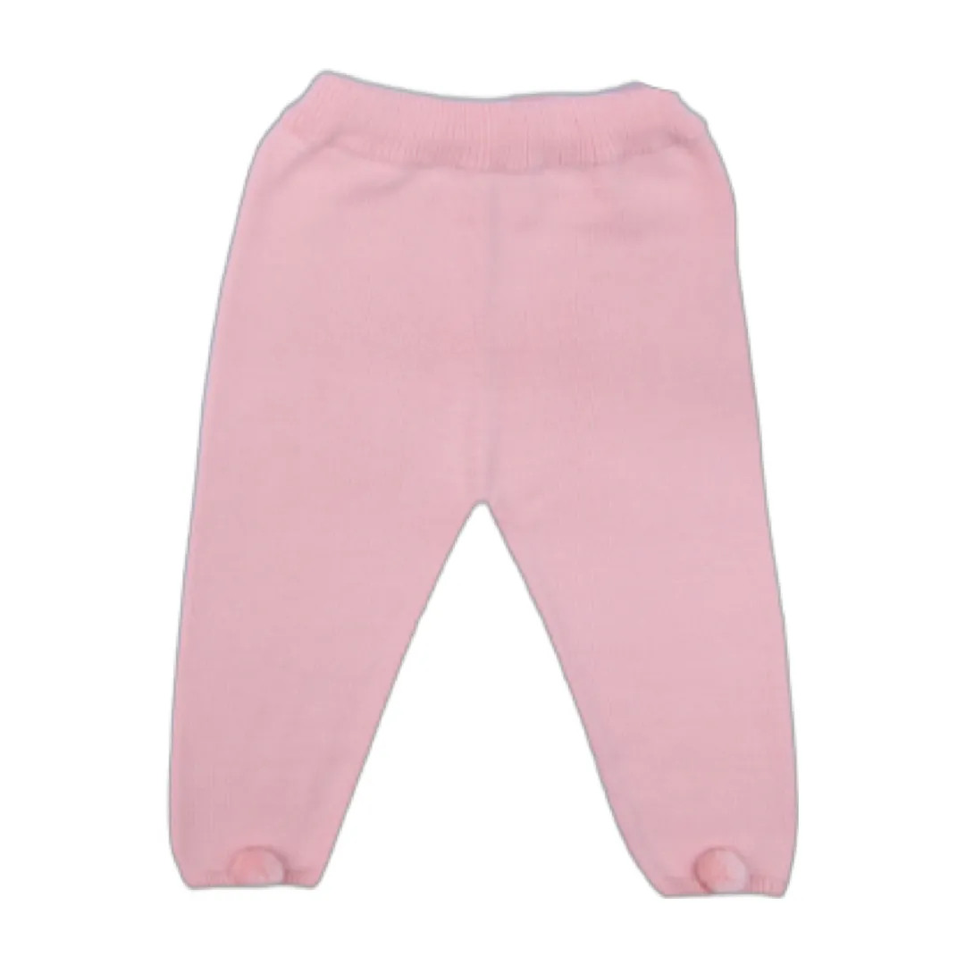 Artesania Granlei - Pink Ditsy Floral blouse and Knitted Legging set