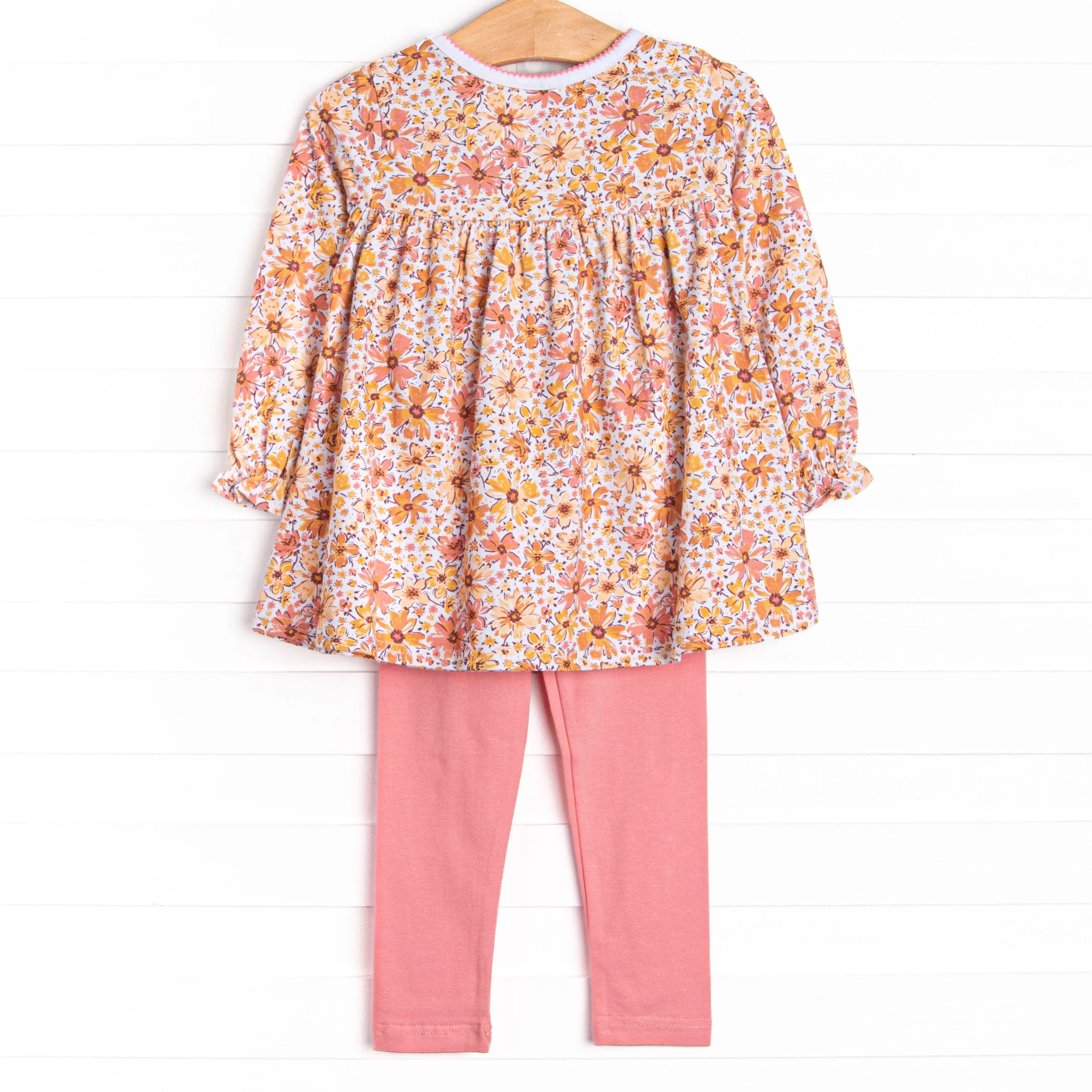 Autumn Annuals Legging Set, Yellow