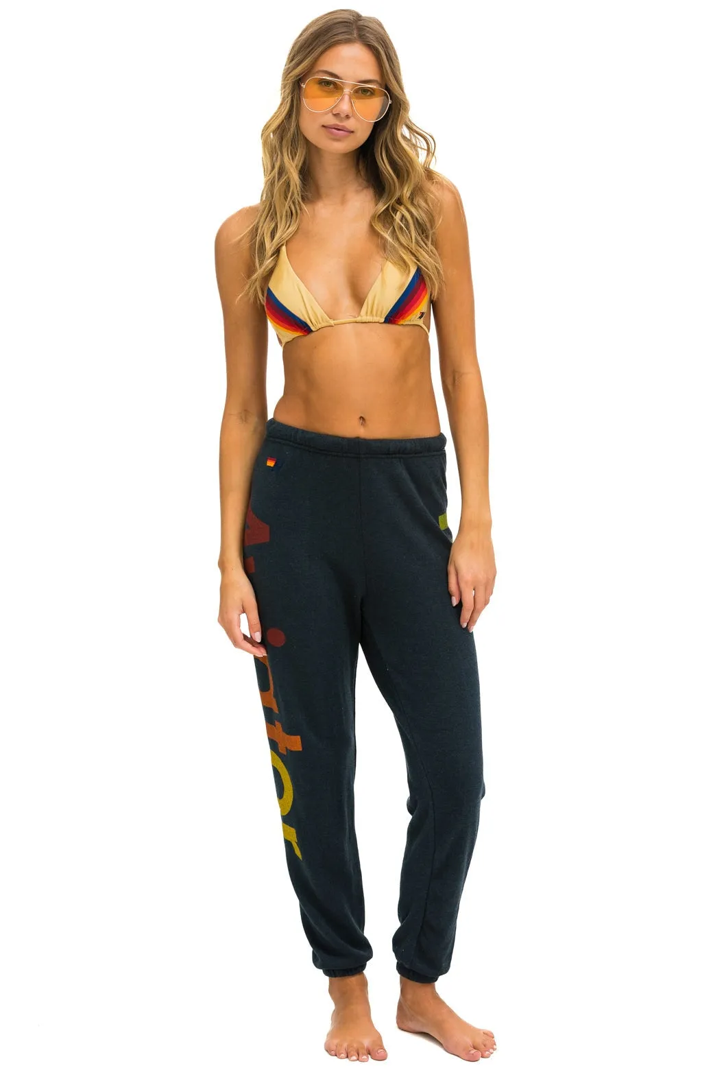AVIATOR NATION 2 SWEATPANTS - CHARCOAL