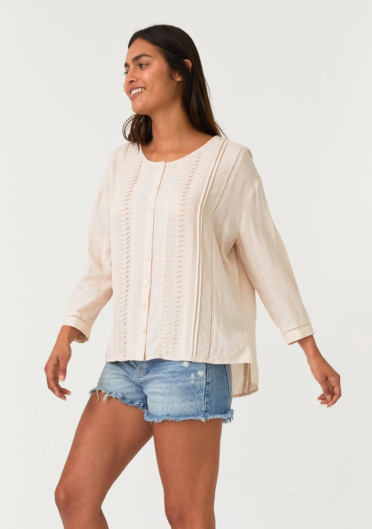 Ayla Pleated Blouse