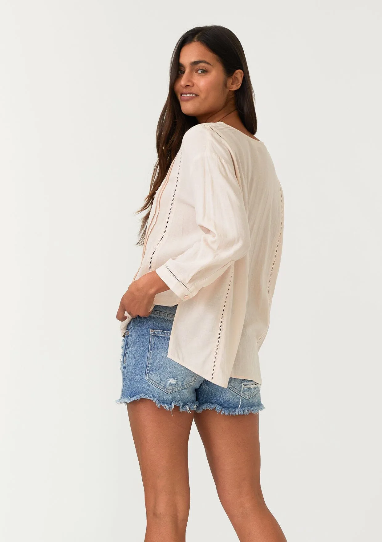 Ayla Pleated Blouse