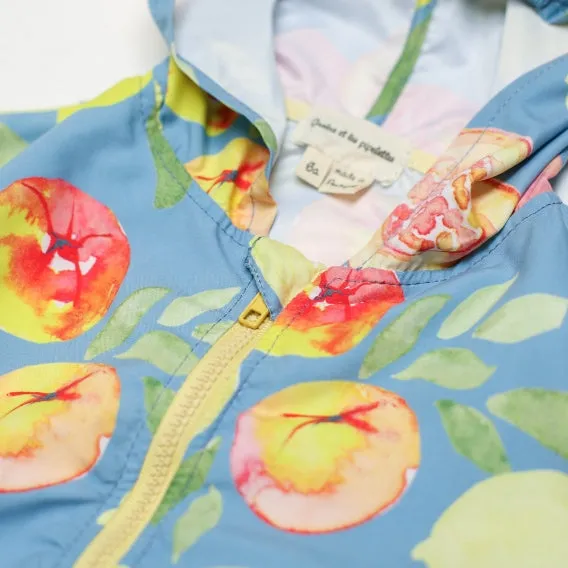 Baby Boy & Girl Pasteuro Fruit Print Windbreaker