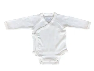 Baby Burrito Solid White Bodysuit