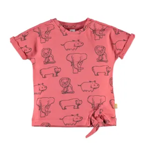 Baby Girls Animals Print Top