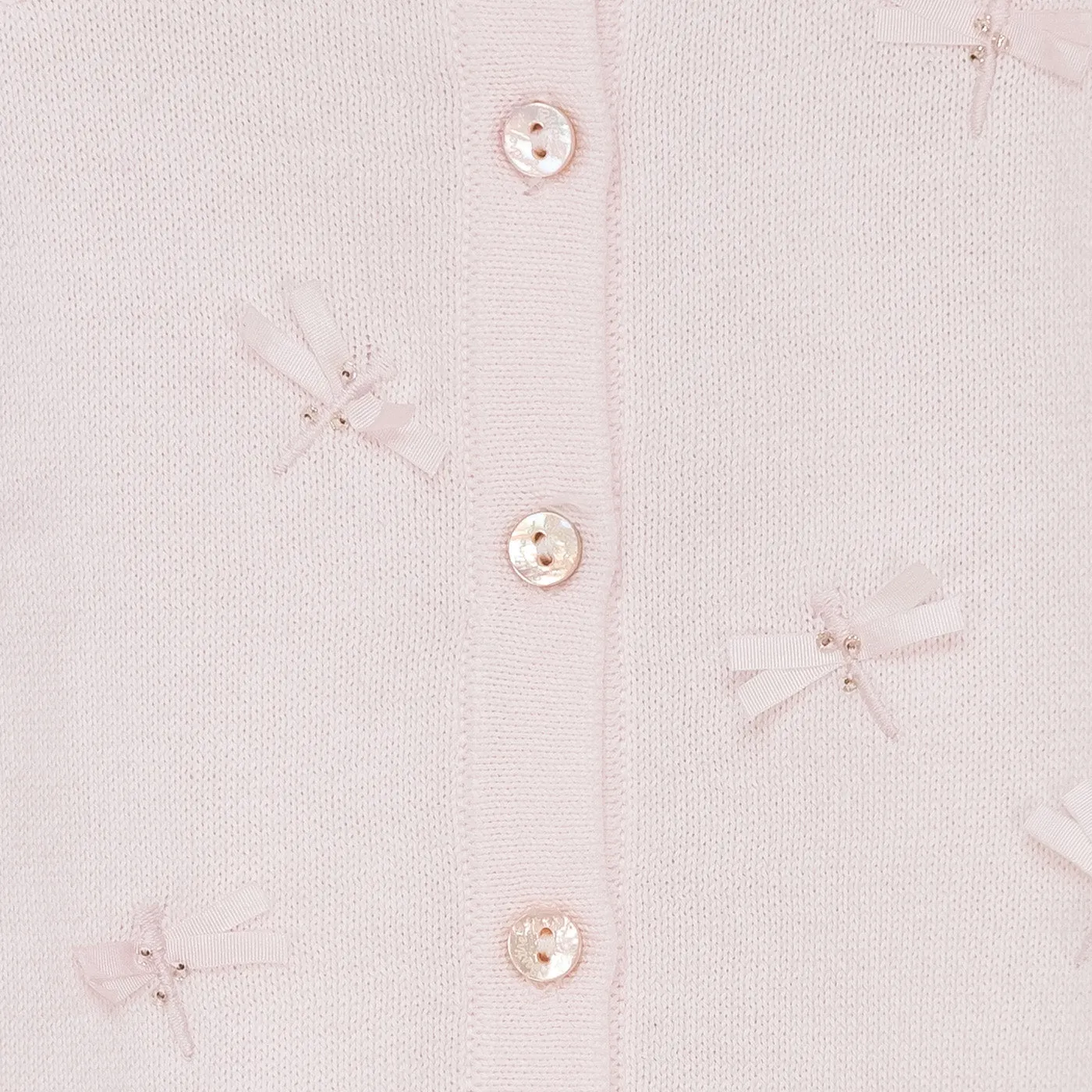Baby Girls Pale Pink Dragonfly Cardigan